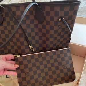 Authentic LV Neverfull Rose Ballerine
